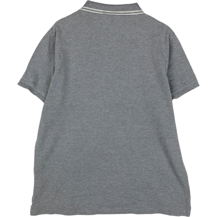 Ralph Lauren POLO RALPH LAUREN CUSTOM FIT short sleeve polo shirt men's XL equivalent cotton gray type Vintage Second Hand