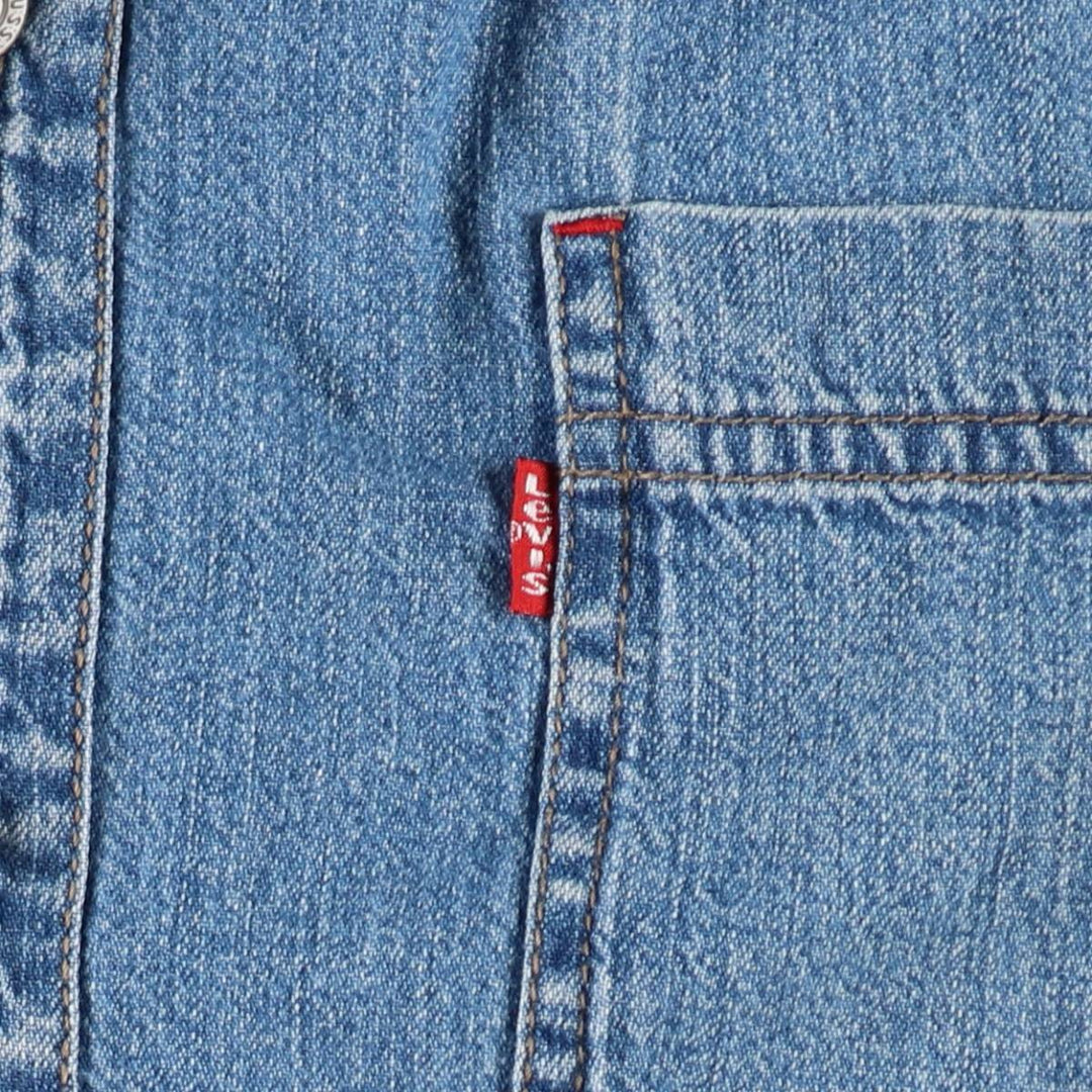 Levi's Red Tab Long Sleeve Denim Shirt, Men's Size XL cotton blue type Vintage Second Hand