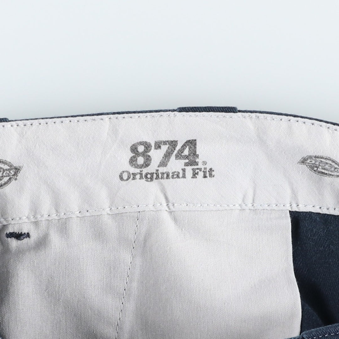 Dickies 874 FLEX ORIGINAL FIT Work Pants, Men's W37 equivalent. unclear navy blue type Vintage Second Hand