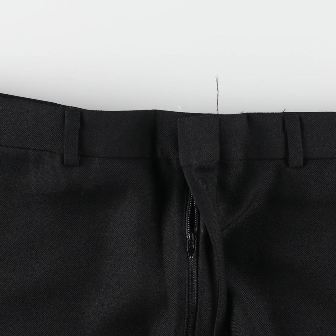 90'S Vintage Men's Slacks, Made in USA, Size W33 unclear black type Vintage Second Hand