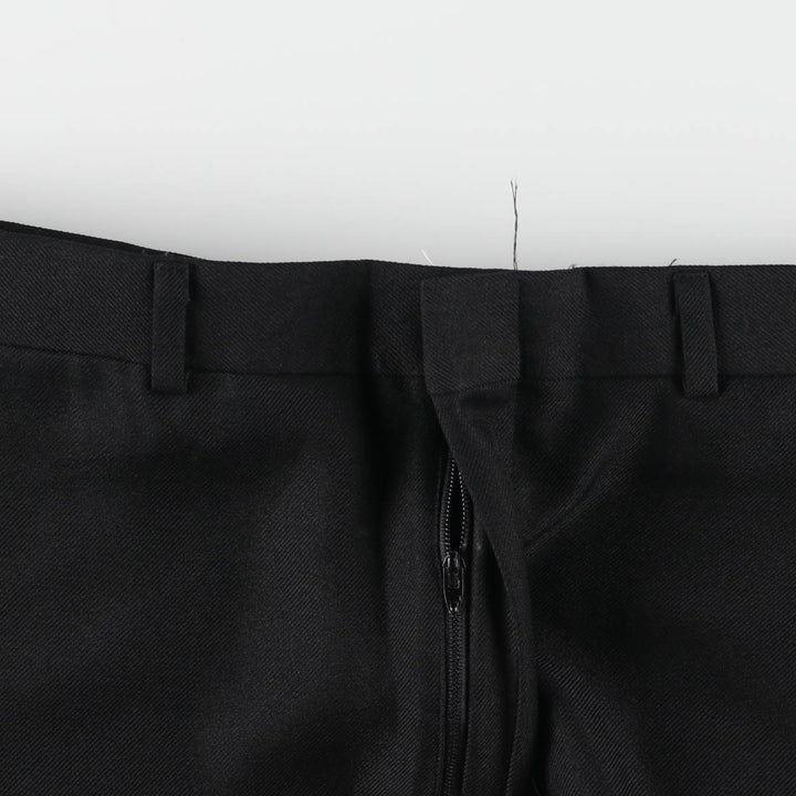 90'S Vintage Men's Slacks, Made in USA, Size W33 unclear black type Vintage Second Hand