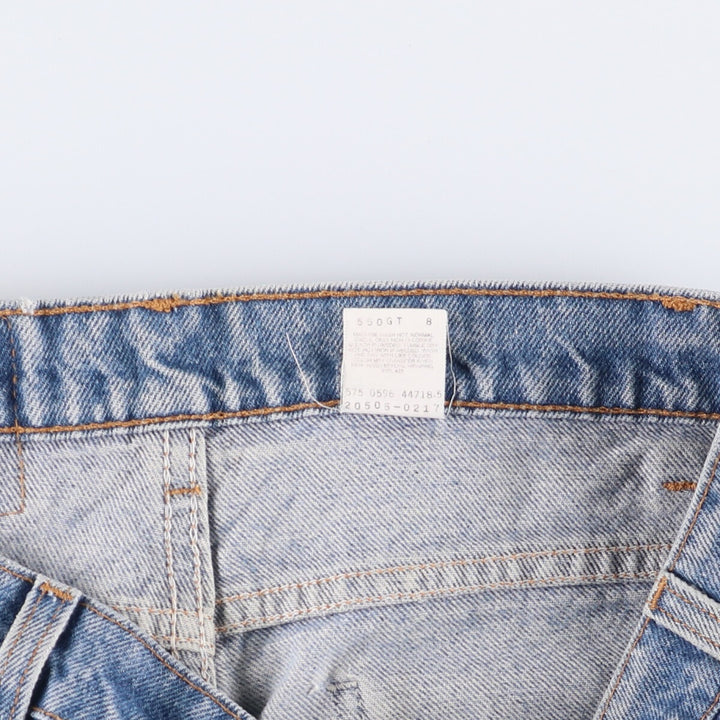 90'S Levi's 505 Regular Fit Straight Leg Tapered Denim Pants with Orange Tab, Made in USA, Men's Size 36 cotton blue type Vintage Second Hand