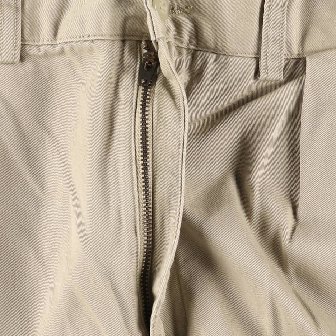 Ralph Lauren POLO by Ralph Lauren TYLER SHORT Two-pleat chino shorts, short pants, men's size W34 cotton Beige type Vintage Second Hand