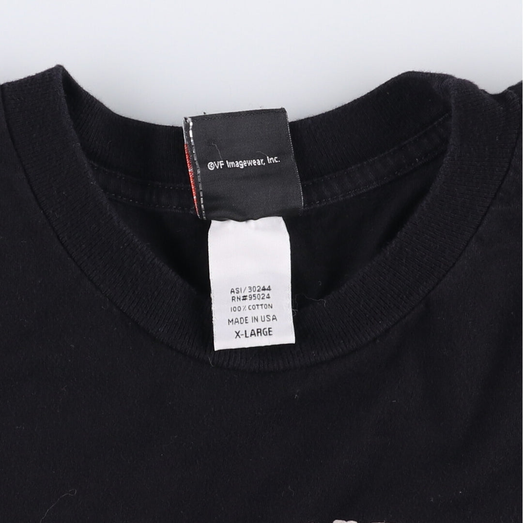 00'S Harley-Davidson Motorcycle Bike T-shirt Made in USA Men's XL cotton black type Vintage Second Hand