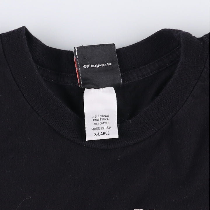 00'S Harley-Davidson Motorcycle Bike T-shirt Made in USA Men's XL cotton black type Vintage Second Hand