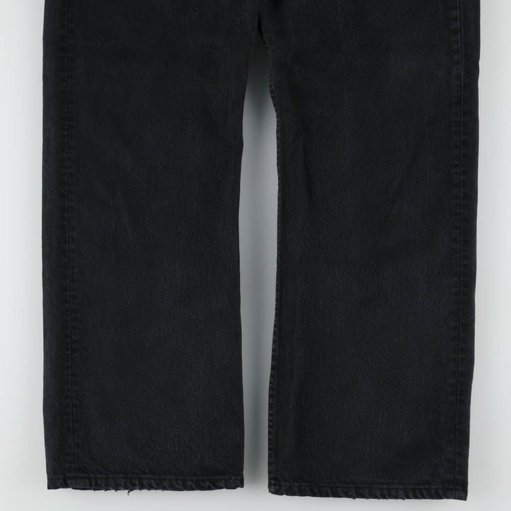 Levi's 501 0165 Euro Model Black Denim Straight Leg Jeans, Made in Spain, Men's Size W30 (approx.) cotton black type Vintage Second Hand