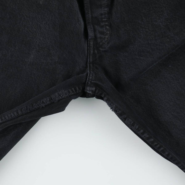 Levi's 501 0165 Euro Model Black Denim Straight Leg Jeans, Made in Spain, Men's Size W30 (approx.) cotton black type Vintage Second Hand