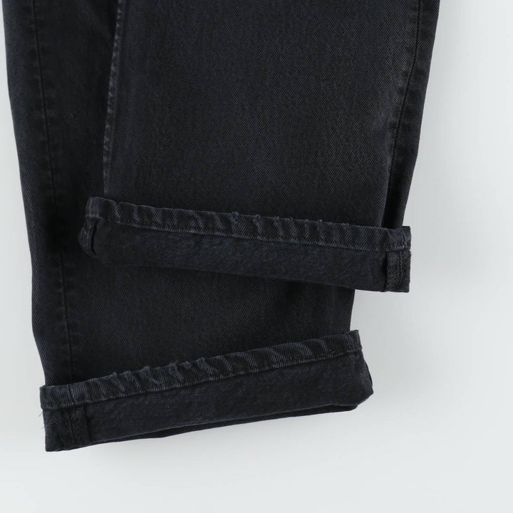 Levi's 501 0165 Euro Model Black Denim Straight Leg Jeans, Made in Spain, Men's Size W30 (approx.) cotton black type Vintage Second Hand