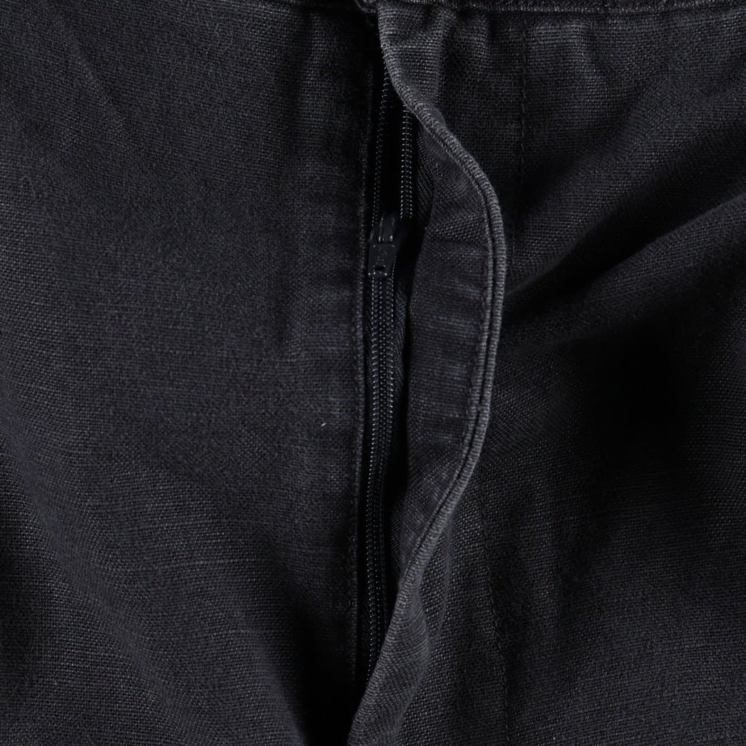 Tommy Hilfiger two-pleat cotton x linen shorts, men's size W37 (approx.) linen navy blue type Vintage Second Hand