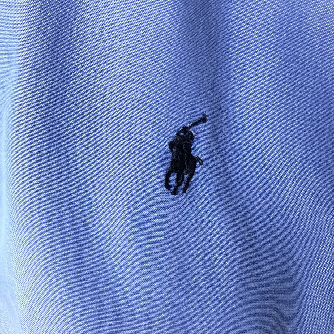 Ralph Lauren Classic Fit Long Sleeve Button Down Shirt Men's XL cotton blue type Vintage Second Hand