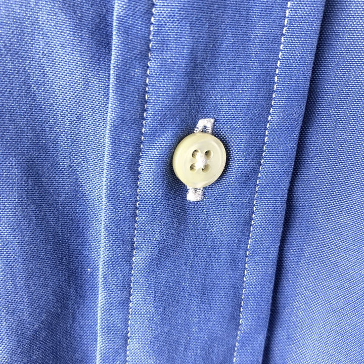 Ralph Lauren Classic Fit Long Sleeve Button Down Shirt Men's XL cotton blue type Vintage Second Hand