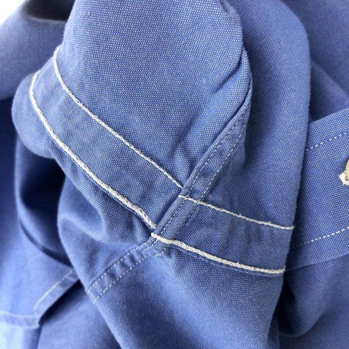 Ralph Lauren Classic Fit Long Sleeve Button Down Shirt Men's XL cotton blue type Vintage Second Hand