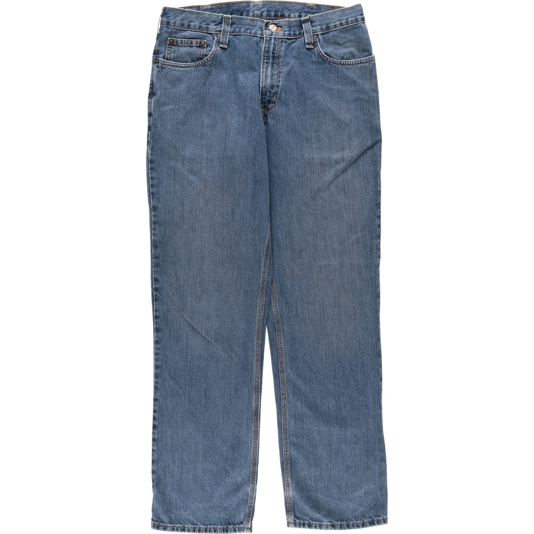 Carhartt Relaxed Fit Tapered Denim Pants for Men, W33 equivalent cotton blue type Vintage Second Hand