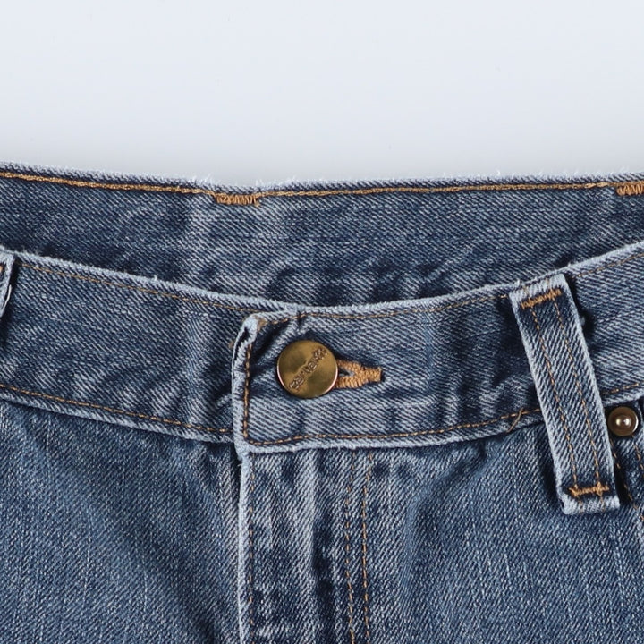 Carhartt Relaxed Fit Tapered Denim Pants for Men, W33 equivalent cotton blue type Vintage Second Hand