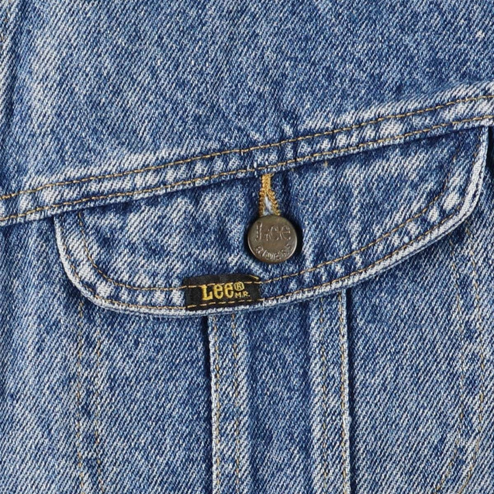 Vintage 90'S Lee denim jacket, size XL, men's unclear blue type Vintage Second Hand