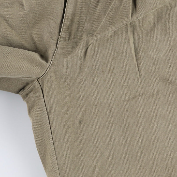 Ralph Lauren POLO by Ralph Lauren HAMMOND PANT, two-pleat chino pants, men's, w31 equivalent cotton Khaki type Vintage Second Hand