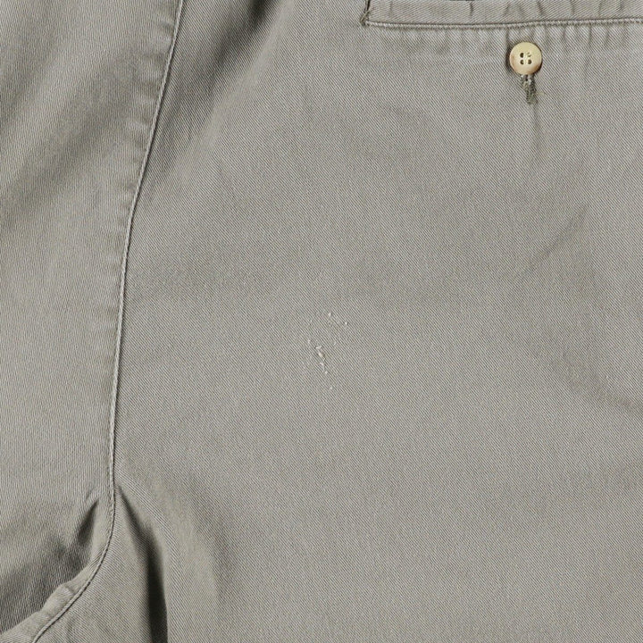 Ralph Lauren POLO by Ralph Lauren Two-pleat Chino Pants for Men, W34 equivalent cotton gray type Vintage Second Hand