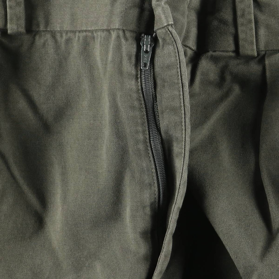 Ralph Lauren POLO by Ralph Lauren Two-pleat Chino Pants for Men, W34 equivalent cotton Khaki type Vintage Second Hand