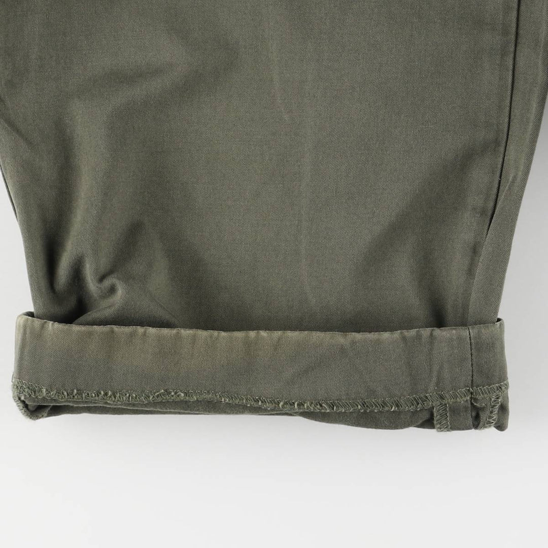 Ralph Lauren POLO by Ralph Lauren Two-pleat Chino Pants for Men, W34 equivalent cotton Khaki type Vintage Second Hand