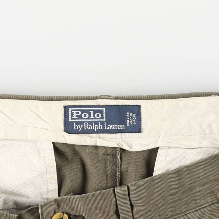 Ralph Lauren POLO by Ralph Lauren Chino Pants Men's W35 equivalent cotton Khaki type Vintage Second Hand