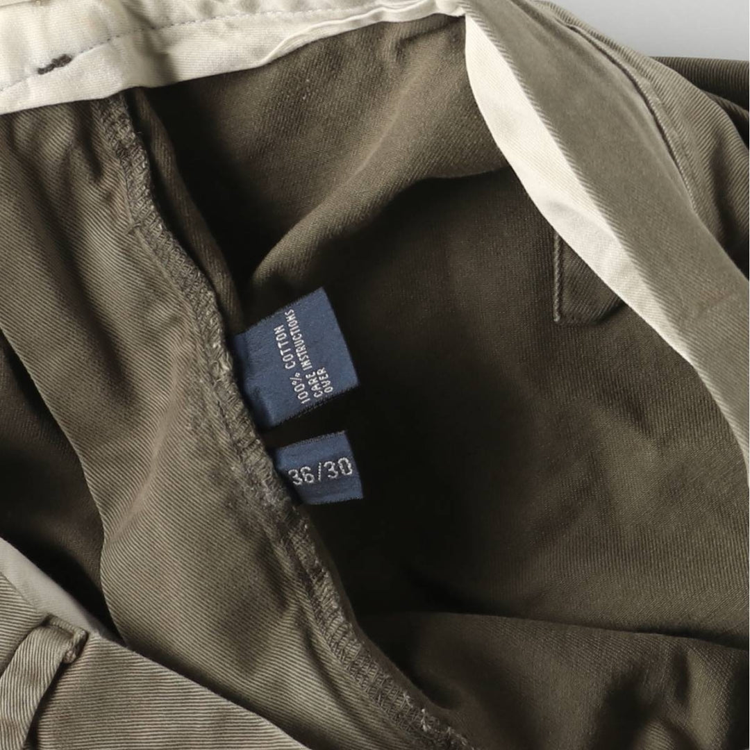 Ralph Lauren POLO by Ralph Lauren Chino Pants Men's W35 equivalent cotton Khaki type Vintage Second Hand
