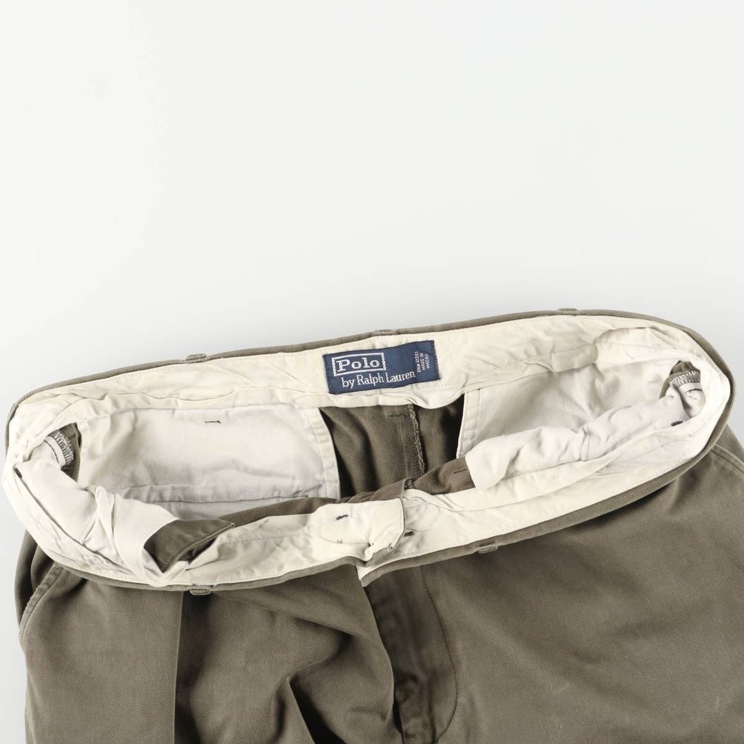 Ralph Lauren POLO by Ralph Lauren Chino Pants Men's W35 equivalent cotton Khaki type Vintage Second Hand