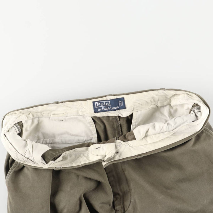 Ralph Lauren POLO by Ralph Lauren Chino Pants Men's W35 equivalent cotton Khaki type Vintage Second Hand