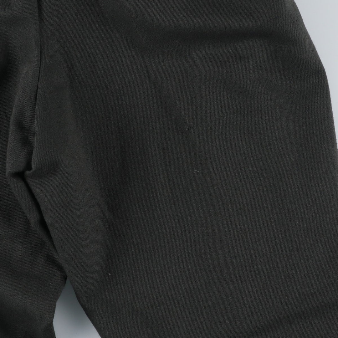 SAVANE Two-pleat Slacks, Men's, Size W34 polyester Charcoal Vintage Second Hand