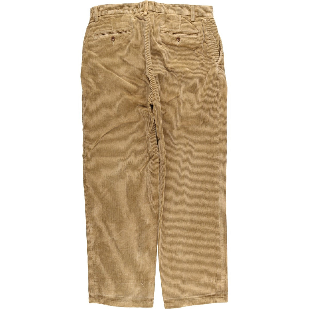 Ralph Lauren POLO by Ralph Lauren Corduroy Pants Men's W33 cotton beige type brown Vintage Second Hand
