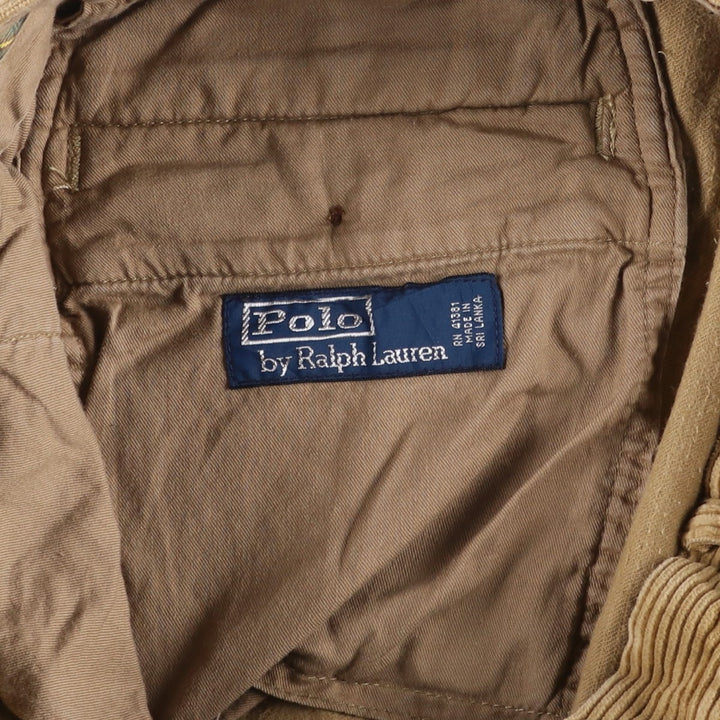 Ralph Lauren POLO by Ralph Lauren Corduroy Pants Men's W33 cotton beige type brown Vintage Second Hand