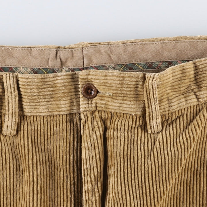 Ralph Lauren POLO by Ralph Lauren Corduroy Pants Men's W33 cotton beige type brown Vintage Second Hand