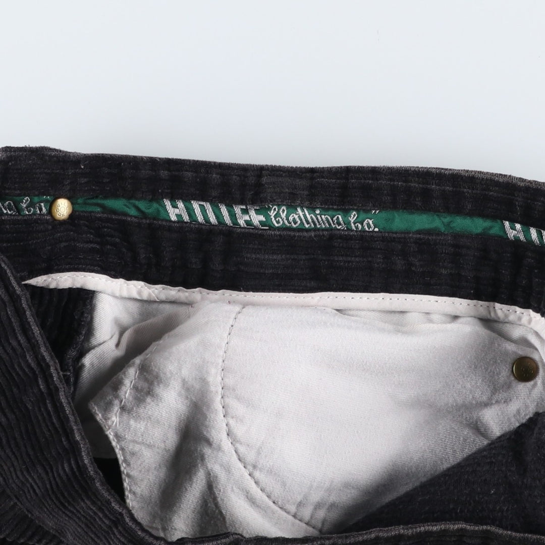 Lee RIDERS Corduroy Pants Men's Size W30 cotton black type Vintage Second Hand