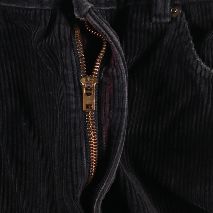 Lee RIDERS Corduroy Pants Men's Size W30 cotton black type Vintage Second Hand