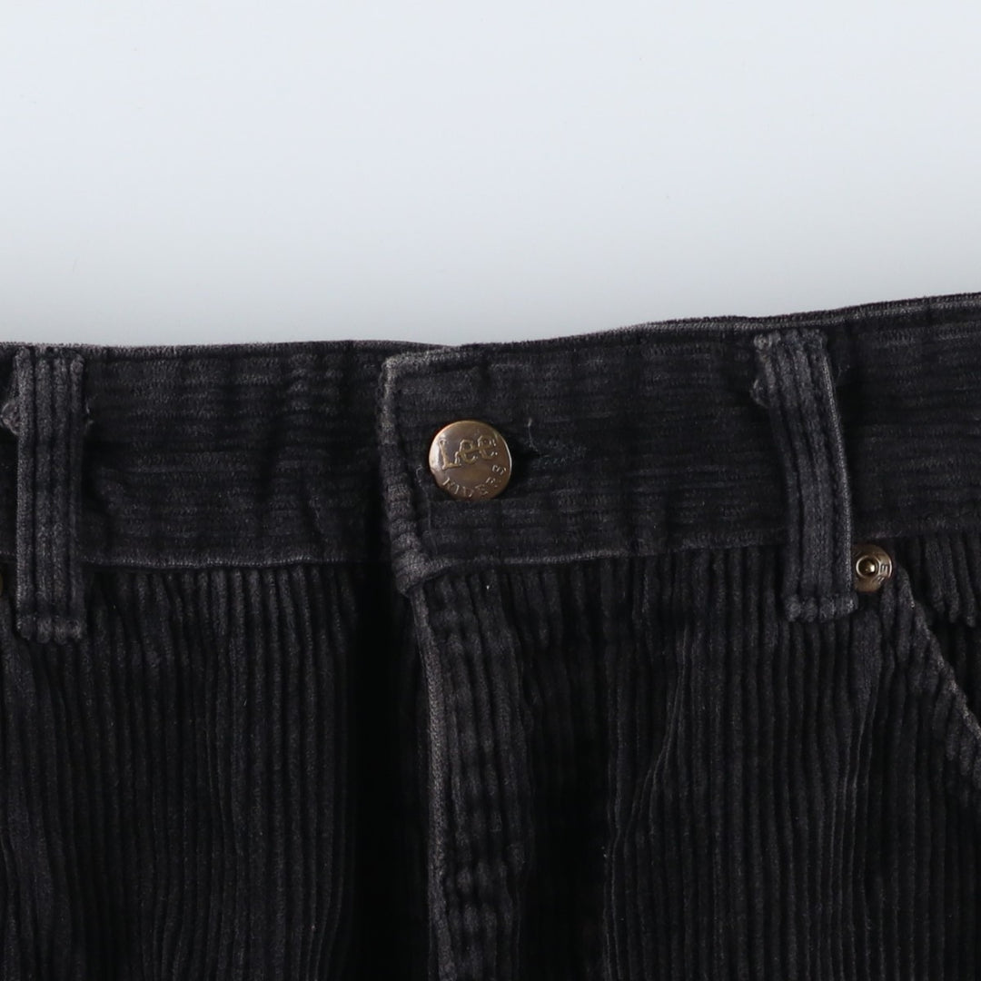 Lee RIDERS Corduroy Pants Men's Size W30 cotton black type Vintage Second Hand