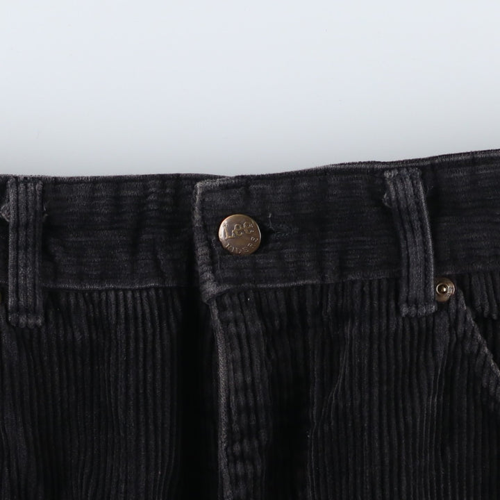 Lee RIDERS Corduroy Pants Men's Size W30 cotton black type Vintage Second Hand