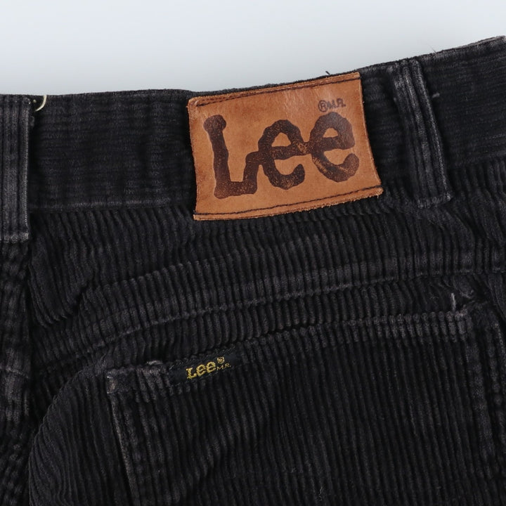 Lee RIDERS Corduroy Pants Men's Size W30 cotton black type Vintage Second Hand