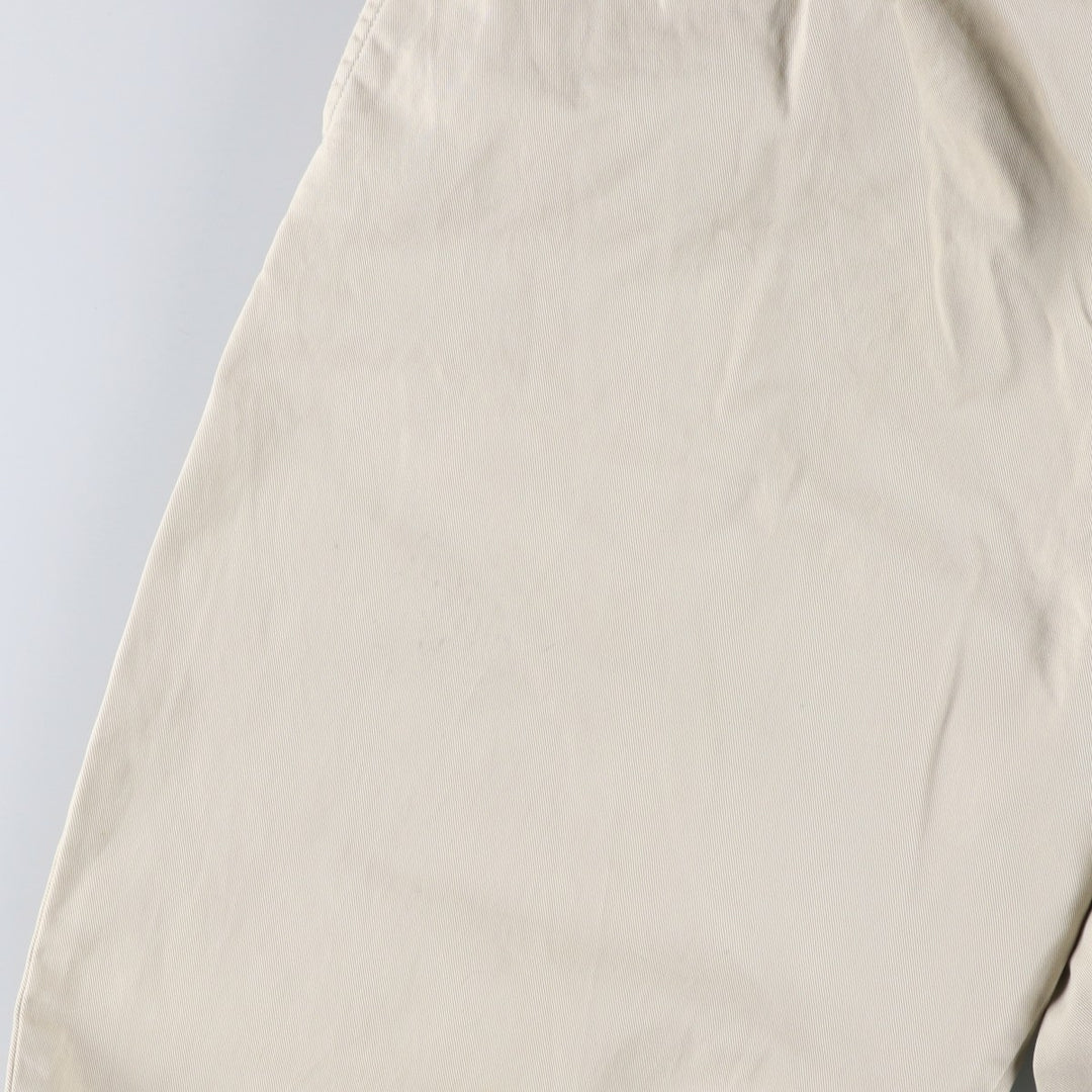 Ralph Lauren POLO by Ralph Lauren HAMMOND PANT, two-pleat chino pants, men's w35 equivalent cotton Beige type Vintage Second Hand