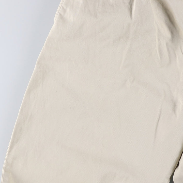 Ralph Lauren POLO by Ralph Lauren HAMMOND PANT, two-pleat chino pants, men's w35 equivalent cotton Beige type Vintage Second Hand