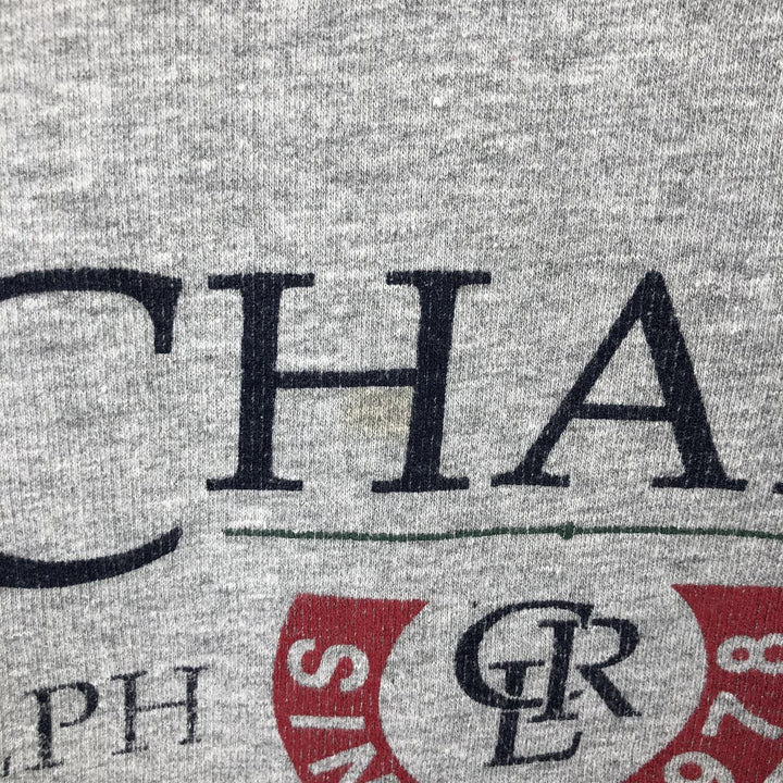 Ralph Lauren CHAPS logo sweatshirt, men's size XL cotton gray type Vintage Second Hand