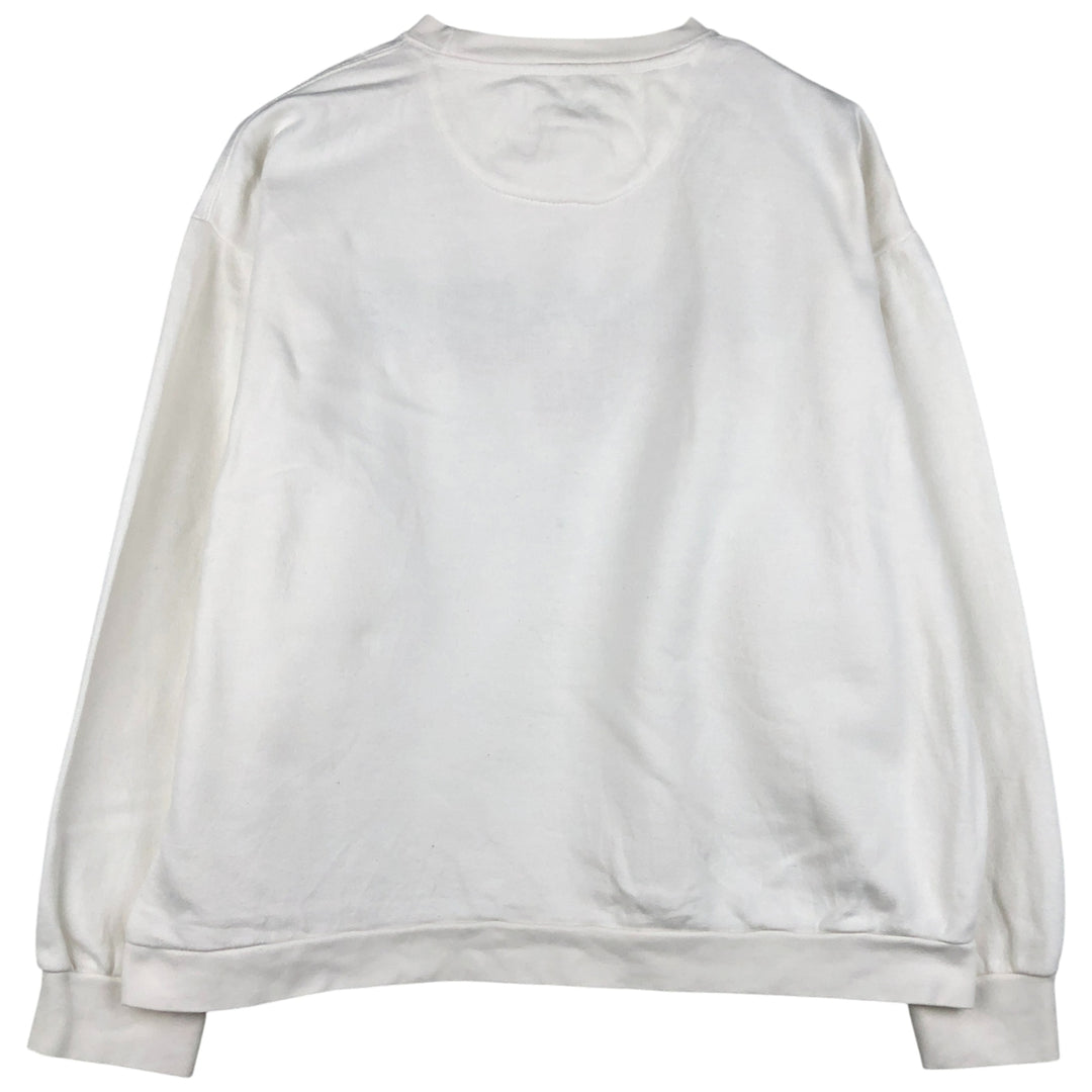 Ralph Lauren CHAPS Stars and Stripes Logo Sweatshirt, Men's Size L cotton white type Vintage Second Hand
