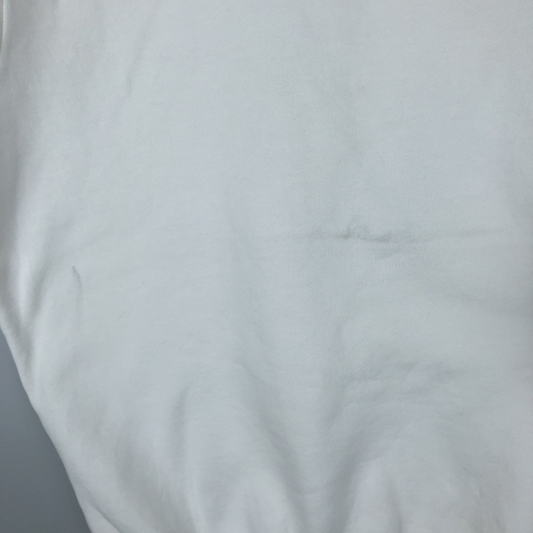 Ralph Lauren POLO by Ralph Lauren One Point Logo Sweatshirt Trainer Men's M size cotton white type Vintage Second Hand