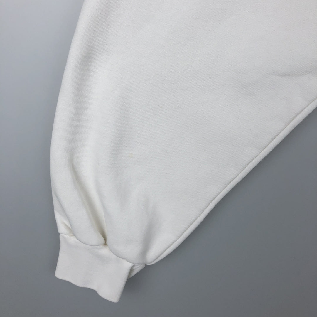 Ralph Lauren POLO by Ralph Lauren One Point Logo Sweatshirt Trainer Men's M size cotton white type Vintage Second Hand