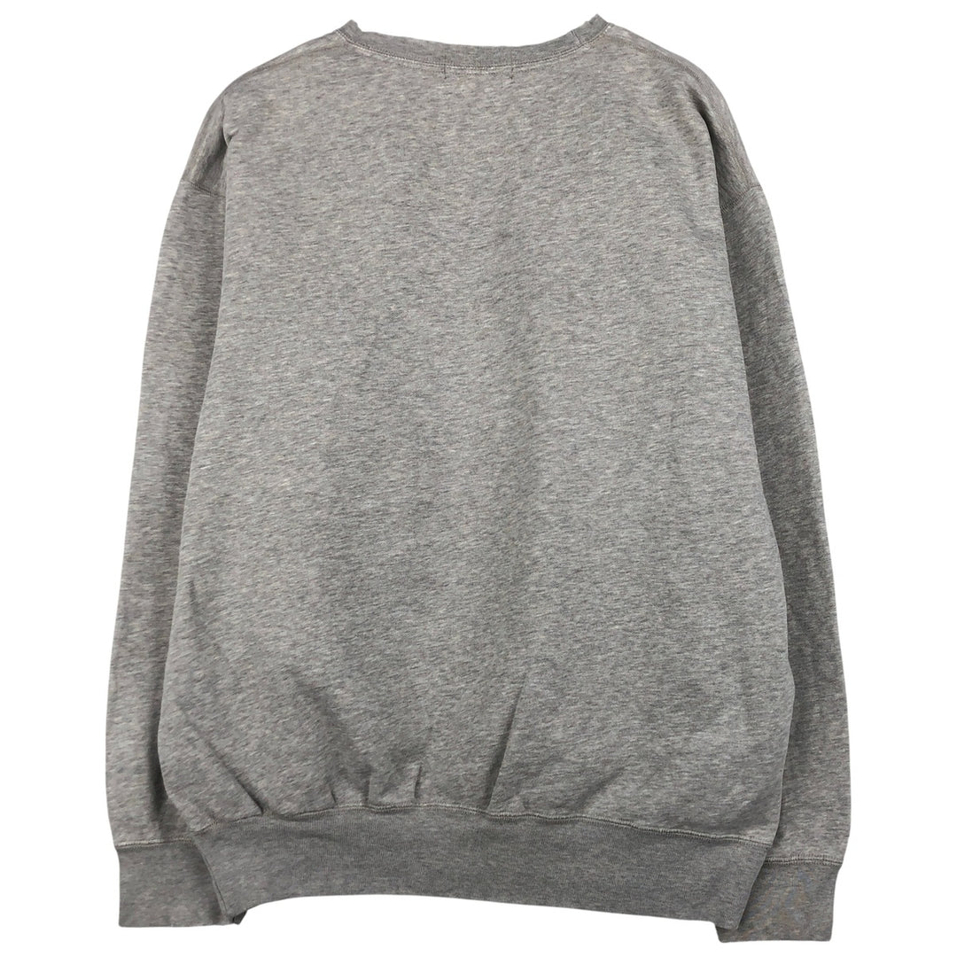 Ralph Lauren POLO by Ralph Lauren One Point Logo Sweatshirt Trainer Men's L size cotton gray type Vintage Second Hand