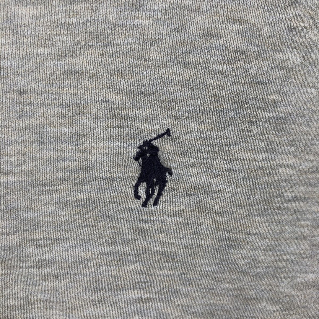 Ralph Lauren POLO by Ralph Lauren One Point Logo Sweatshirt Trainer Men's L size cotton gray type Vintage Second Hand