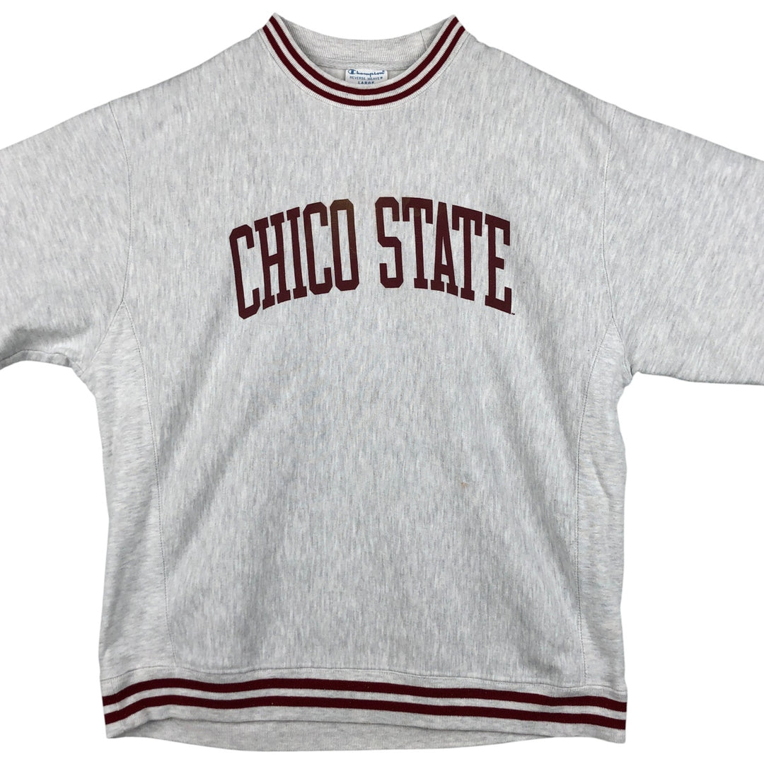 Champion REVERSE WEAVE Reverse Weave College Sweatshirt Trainer Men's L size unclear gray type Vintage Second Hand