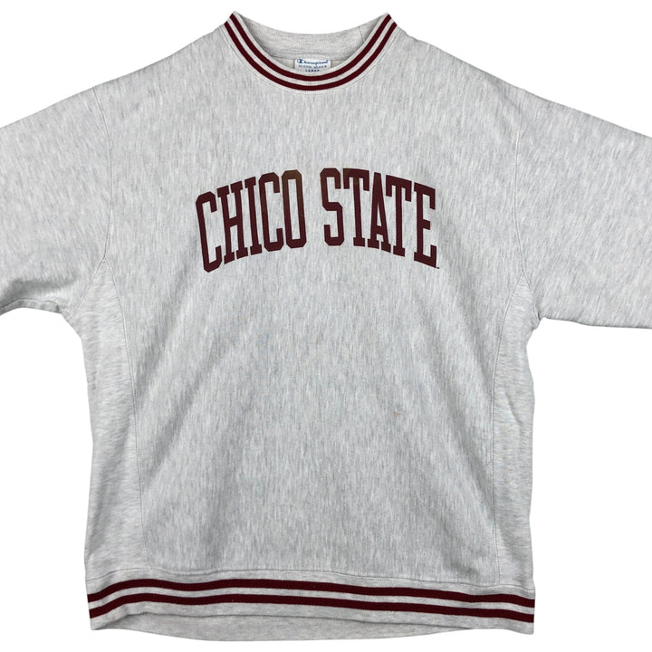 Champion REVERSE WEAVE Reverse Weave College Sweatshirt Trainer Men's L size unclear gray type Vintage Second Hand