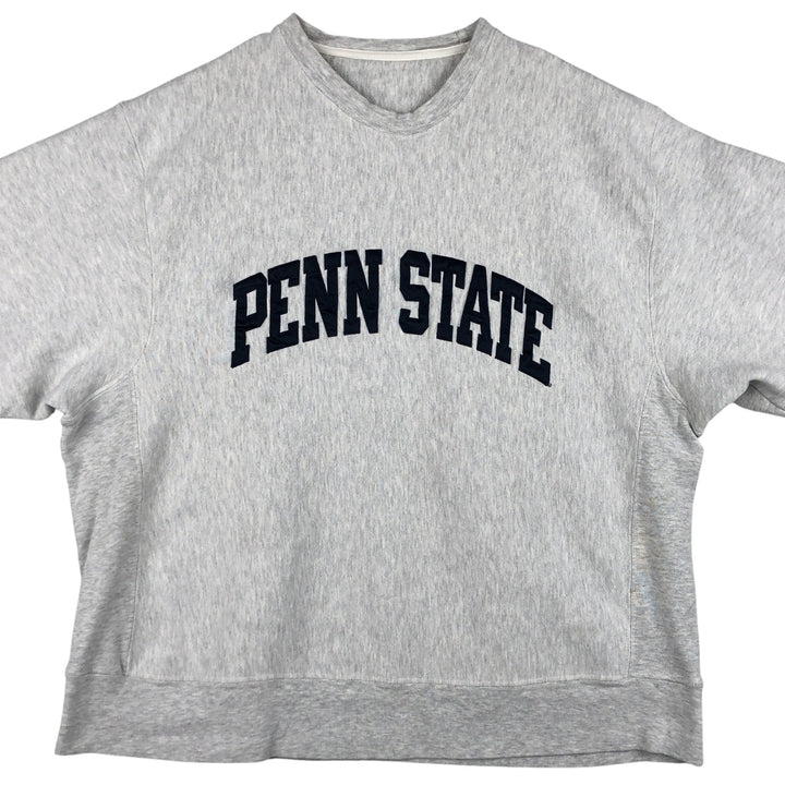 Champion Reverse Weave PENN STATE University College Sweatshirt, Men's Size Large unclear gray type Vintage Second Hand