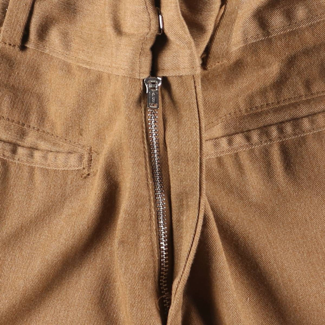 Vintage 1970'S Sears PUT ON SHOP flared slacks, women's size L (w30). unclear brown type Vintage Second Hand