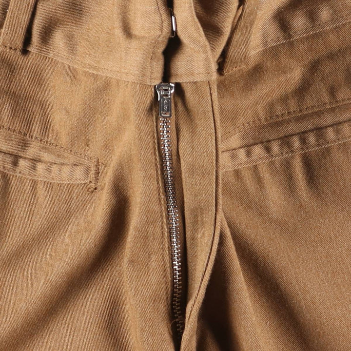 Vintage 1970'S Sears PUT ON SHOP flared slacks, women's size L (w30). unclear brown type Vintage Second Hand