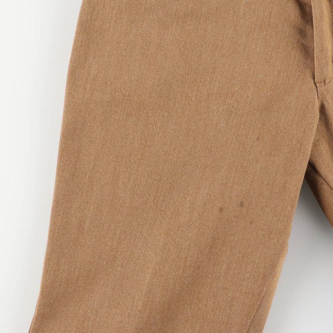 Vintage 1970'S Sears PUT ON SHOP flared slacks, women's size L (w30). unclear brown type Vintage Second Hand